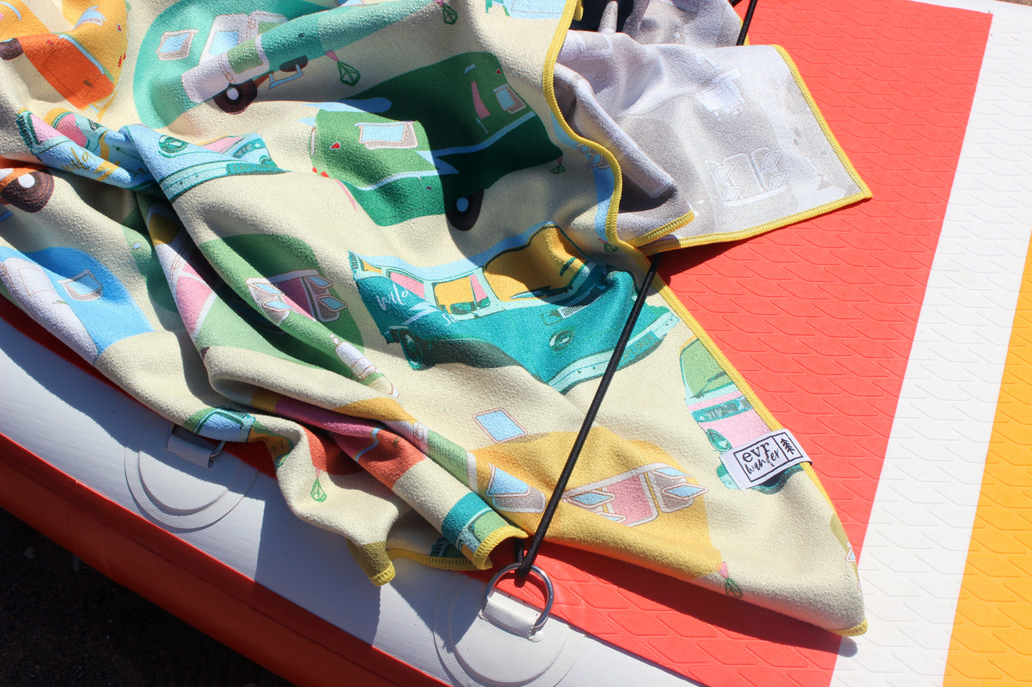 Happy Camper Beach Towel